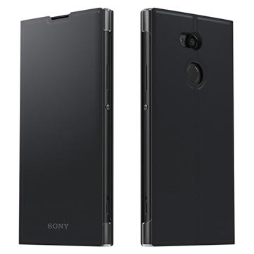 Sony Xperia XA2 Ultra Style Hülle mit Standfuß SCSH20 - Schwarz