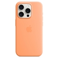 iPhone 15 Pro Max Apple Silikonhülle mit MagSafe MT1W3ZM/A - Sorbet Orange