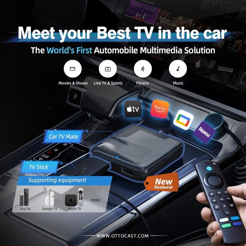 OttoCast CA361 CarPlay Car TV Mate mit HDMI für Apple TV/Amazon Fire  TV/Nintendo