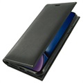 PDair Book Style iPhone XR Lederhülle mit Geldbörse - Schwarz