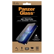 iPhone 13 Pro Max Panzerglas - 9Hs AntiBacterial Panzerglas - 9H - Anti-Blendung - Case Friendly - Schwarz Rand