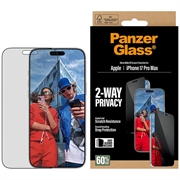 iPhone 17 Pro Max PanzerGlass Ultra-Wide Fit EasyAligner 2-Way Privacy Panzerglas - 9H - Schwarzer Rand