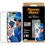 iPhone 17 Pro PanzerGlass Ultra-Wide Fit EasyAligner Panzerglas - 9H - Schwarzer Rand