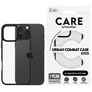 iPhone 16 Pro Max PanzerGlass Care Urban Combat Hülle - Schwarz / Durchsichtig