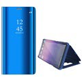Luxury Series Mirror View Samsung Galaxy Note9 Flip Case - Blau
