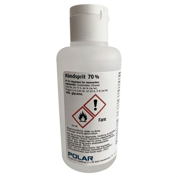 Polar Antibakterielles Handreinigungsgel - 70% Ethanol - 100ml