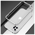 Polar Lights Style iPhone 12 Pro Max Metall Bumper - Silber