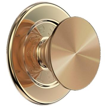 PopSockets Runder ausziehbarer MagSafe PopGrip-Ständer und -Griff - Aluminium Radial Gold