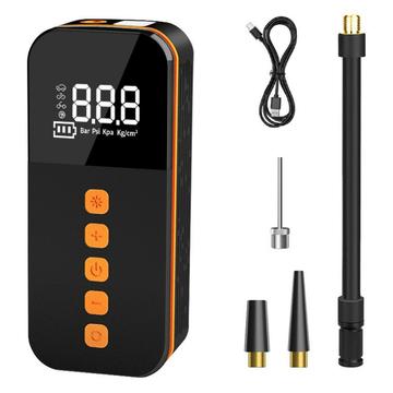 Tragbarer Autoreifenfüller / Luftpumpe mit Digitalanzeige