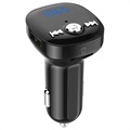 Premium Bluetooth FM Sender & Dual USB-Autoladegerät BC40 - Schwarz