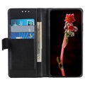 Premium Samsung Galaxy A10 Wallet Hülle mit Stand-Funktion - Schwarz