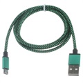 Premium USB 2.0 / MicroUSB Kabel - 3m - Grün