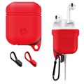 Apple AirPods / AirPods 2 Premium Wasserbeständige Silikonhülle - Rot