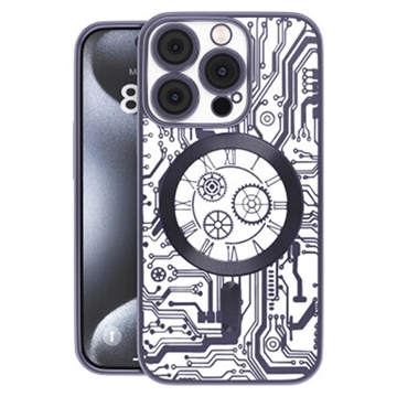 iPhone 16 Pro Max Prio Elegant Mag Hülle mit Schutz für das Kameraobjektiv - Schwarz