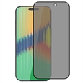 iPhone 15 Plus Privacy Full Cover Panzerglas - 9H - Schwarz Rand