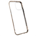 Privat Serie iPhone 13 Pro Max Magnetisches Cover - Gold