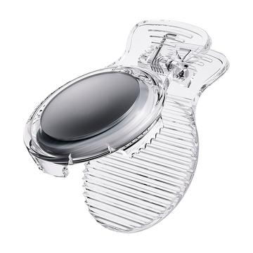 Clip-Schutzhülle für Apple AirTag 1/2 Tracker Bluetooth Locator PC-Abdeckung - Durchsichtig
