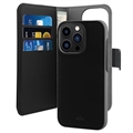Puro 2-in-1 iPhone 11 Magnetische Schutzhülle mit Geldbörse - Schwarz