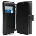 Puro Slide Universal Smartphone Schutzhülle mit Geldbörse - XL - Schwarz