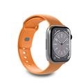 Apple Watch Series 9/8/SE (2022)/7/SE/6/5/4/3/2/1 Puro Icon Silikon Armband - 41mm/40mm/38mm - Orange