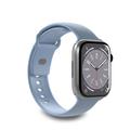 Apple Watch Series 9/8/SE (2022)/7/SE/6/5/4/3/2/1 Puro Icon Silikon Armband - 41mm/40mm/38mm - Hellblau