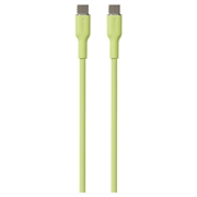 Puro Icon Soft USB-C / USB-C Kabel - 1.5m - Hellgrün