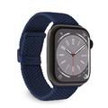 Apple Watch Series Ultra 3/2/Ultra/11/10/9/8/SE 3/(2022)/7/SE/6/5/4/3/2/1 Puro Loop Gurt - 49mm/46mm/45mm/44mm/42mm - Dunkel Blau
