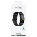 Puro Sport Plus Fitbit Charge 5 Silikonarmband - Schwarz