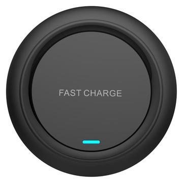 Q18 Round Shape Wireless Charger 15W Schnelllade-Desktop-Ladepad