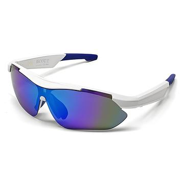 QY-Pro3 AI-Übersetzung Smarte Fahrradbrille - weiß / blau