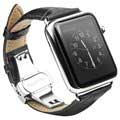 Apple Watch Series 7/SE/6/5/4/3/2/1 Qialino Leder Armband - 45mm/44mm/42mm