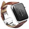 Apple Watch Series 4/3/2/1 Qialino Leder Armband - 42mm, 44mm