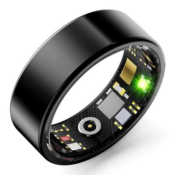 R11M Stylish Smartring - Größe: 7/17.3mm - Schwarz