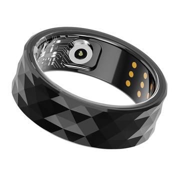R12M Wasserdichter Smart Ring - Größe: 19.8mm - Schwarz