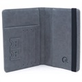 RFID-Blockierende Reisebrieftasche / Reisepasshülle - Grau