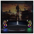 RGB Stereo Gaming Lautsprechern X2 - 2x3W - Schwarz