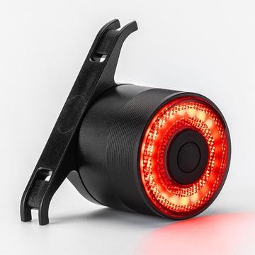 ROCKBROS Q3 Sensing Auto On/Off Fahrrad Licht Fahrrad Rücklicht Wasserdicht USB LED Fahrrad Licht für Nachtfahrten - Schwarz