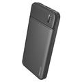 Recci RPB-N16C Ultra-schlanke Power Bank 10000mAh - Schwarz