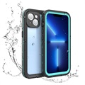Redpepper Dot+ iPhone 13 Wasserdichte Hülle - IP68 - Blau / Schwarz