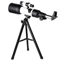 Refraktorteleskop mit Stativ für Einsteiger - 90x, 60mm, 360mm