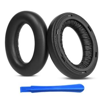 Ersatz-Ohrpolster für Sennheiser Momentum 4 - mit Installationswerkzeug - Schwarz