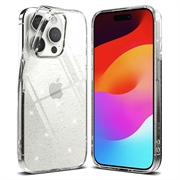 iPhone 15 Pro Max Ringke Air Glitter TPU Hülle - Durchsichtig