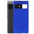 Google Pixel 6 Pro Gummierter Kunststoff Cover - Blau