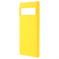 Google Pixel 6 Pro Gummierter Kunststoff Cover - Gelb