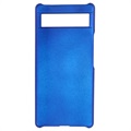 Google Pixel 6a Gummierter Kunststoff Cover - Blau