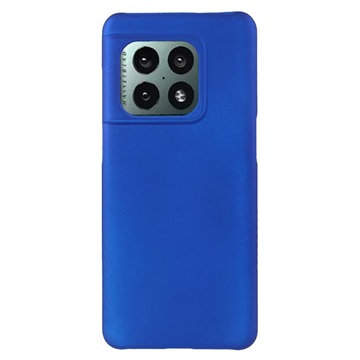 OnePlus 10 Pro Gummierte Kunststoff Hülle - Blau