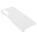 Sony Xperia 10 IV Gummierte Kunststoff Hülle - Weiß