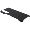 Sony Xperia 5 III Gummierter Kunststoff Cover - Schwarz