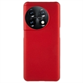 OnePlus 11 Gummierte Kunststoff Hülle - Rot