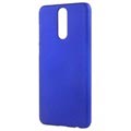 Huawei Mate 10 Lite Gummierter Kunststoff Cover - Dunkel Blau